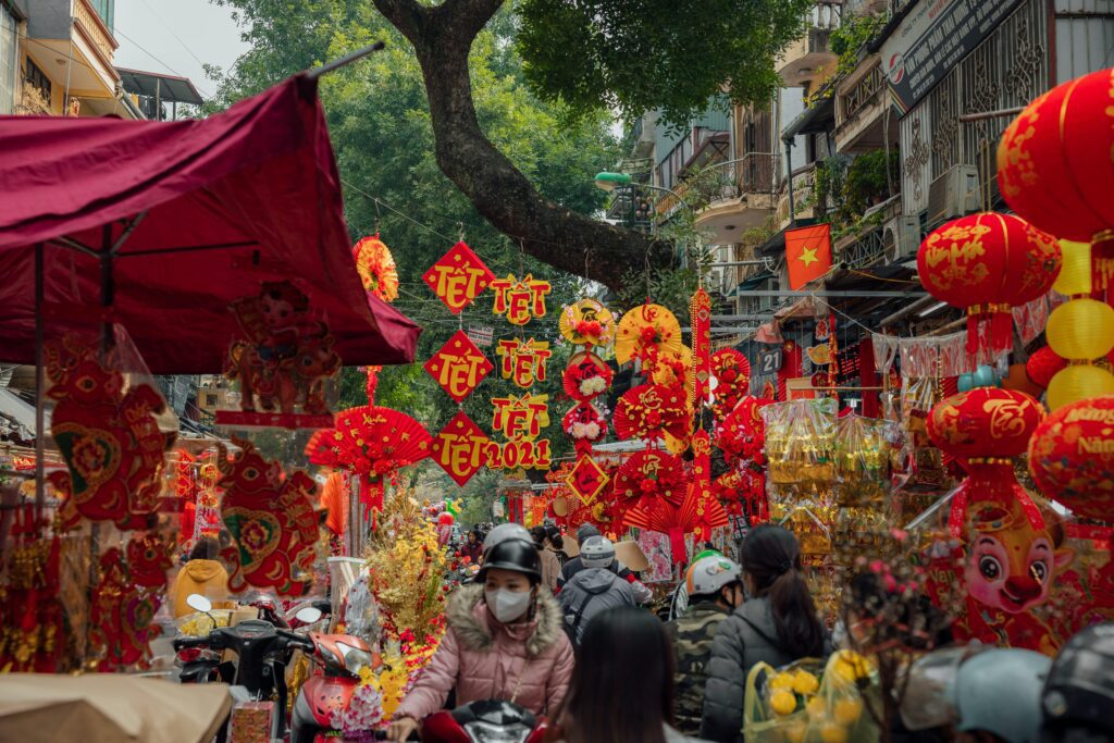 Red Lanterns Chinese new year