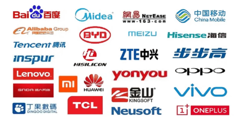 Tech companies China